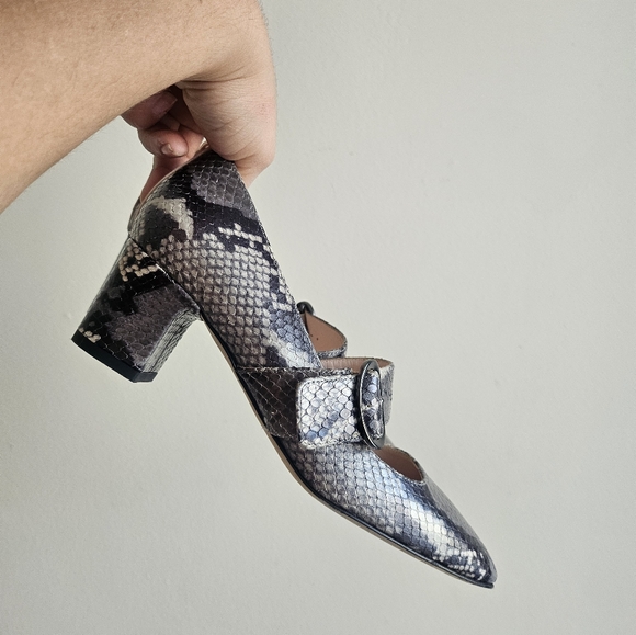 SJP tartt Snake Print Mary Janes - Picture 2 of 6